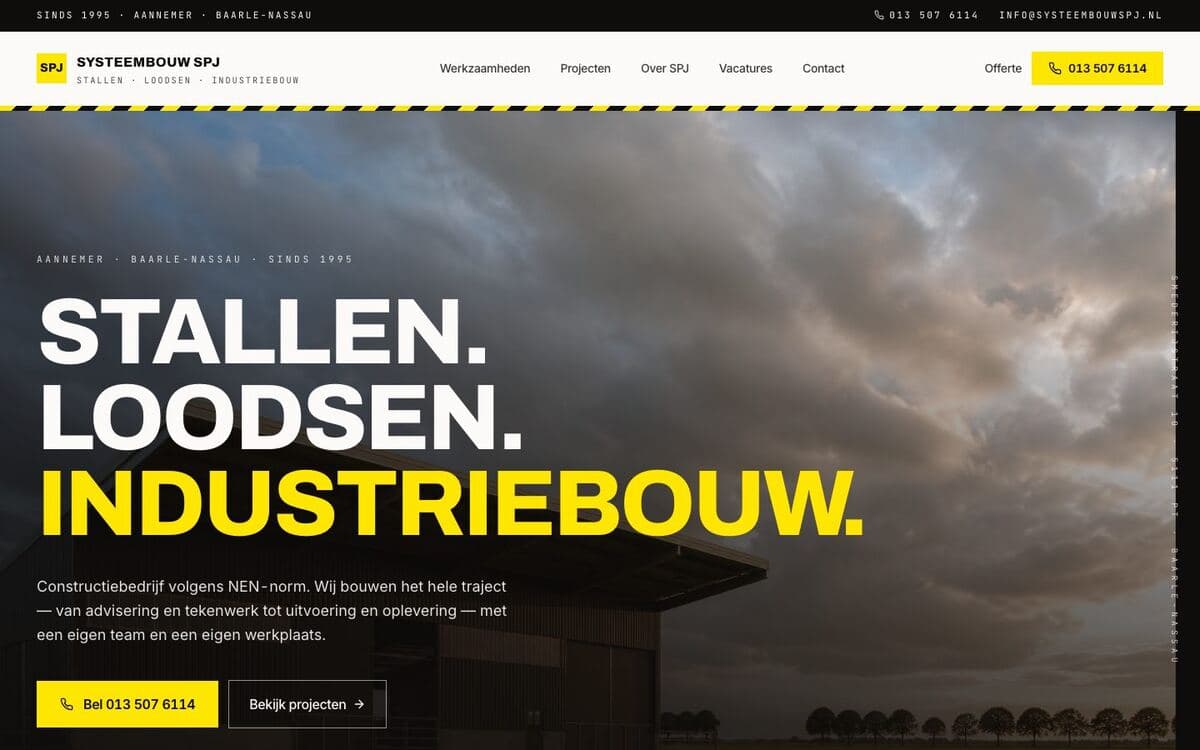 Systeembouw SPJ, website